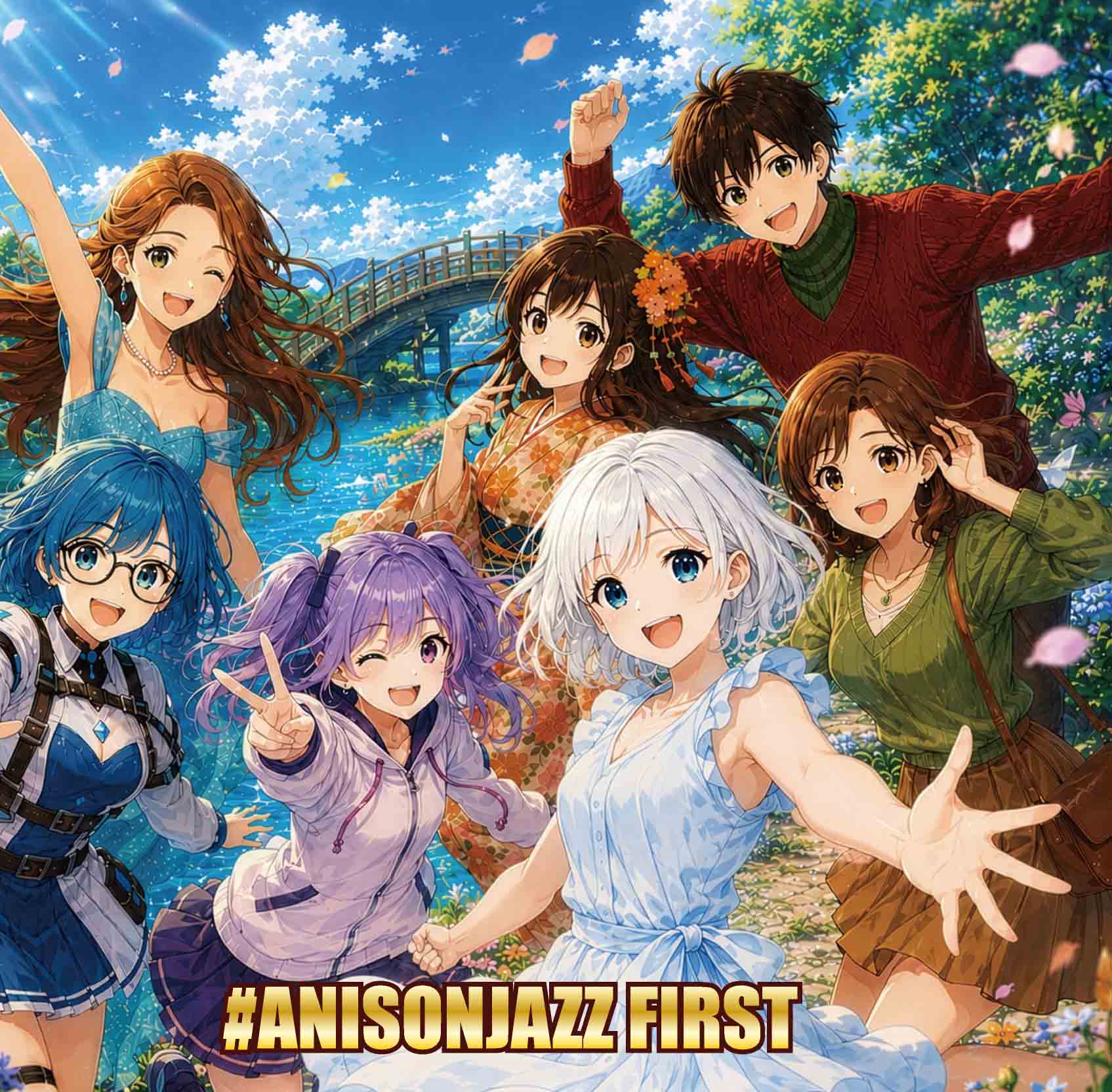 #アニソンジャズ FIRST アルバムジャケット